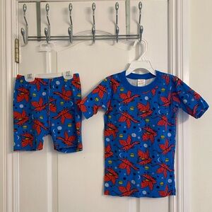 Hanna Andersson dragon pajamas (shorts) set